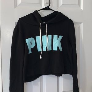 Pink cropped sweatshirt